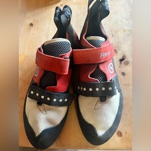 Scarpa Red, Gray and Black Climbing Shoes